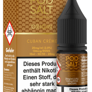 Pod Salt – Cuban Creme 10ml 20mg